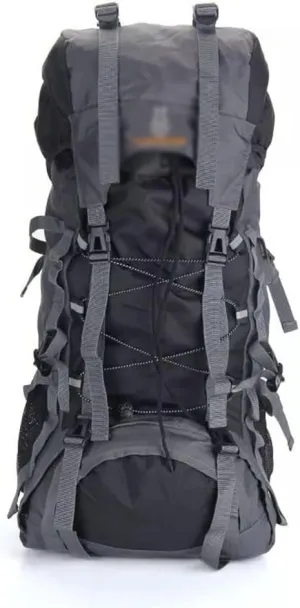 60L Camping Hiking Backpack Mountaineering Bag Large Capacity Men's Backpack Outdoor Hiking Bag(E)