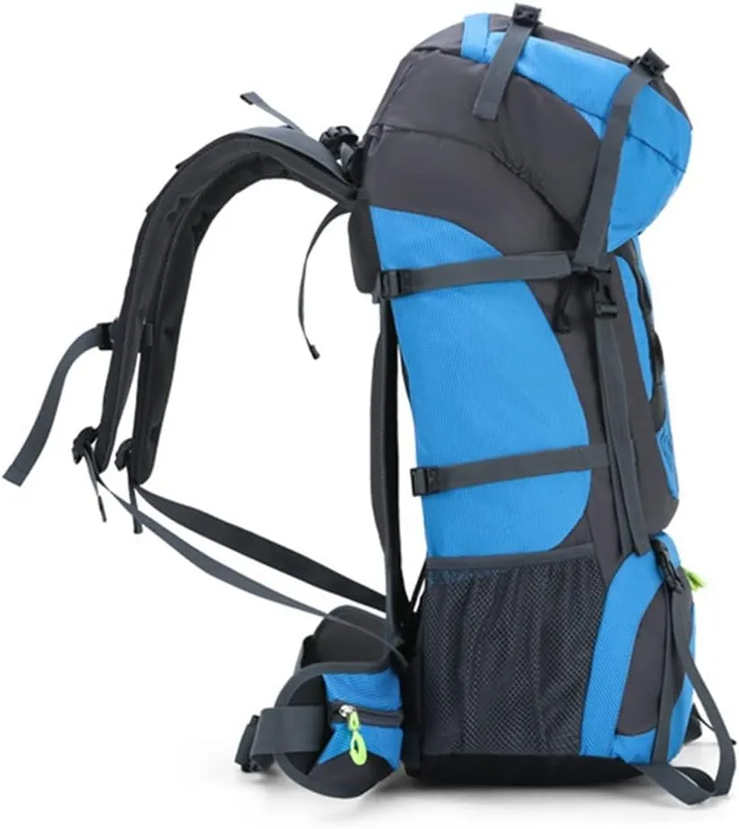 60L Hiking Backpack Outdoor Bag Sports Bag Mountaineering Travel Large Capacity(A)