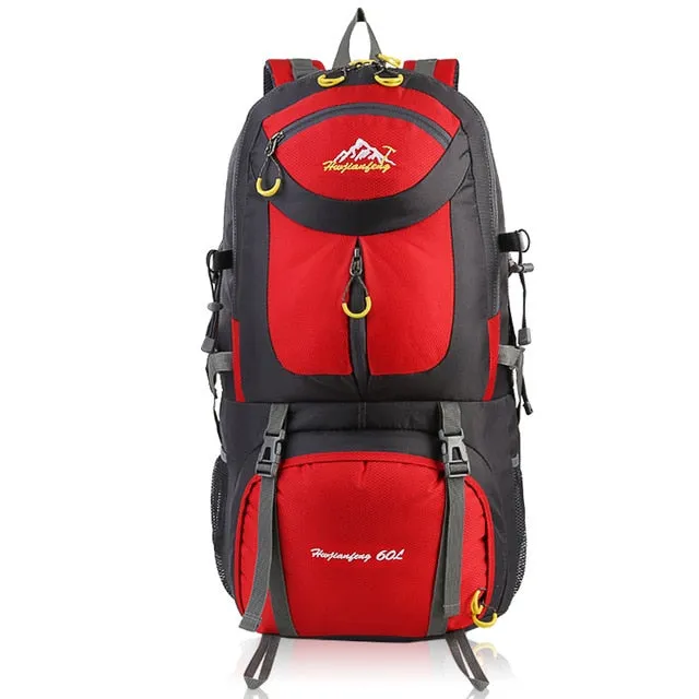 60L Internal Frame Outdoor Waterproof Backpack