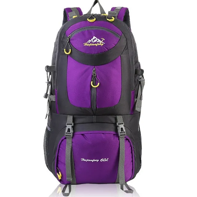 60L Internal Frame Outdoor Waterproof Backpack