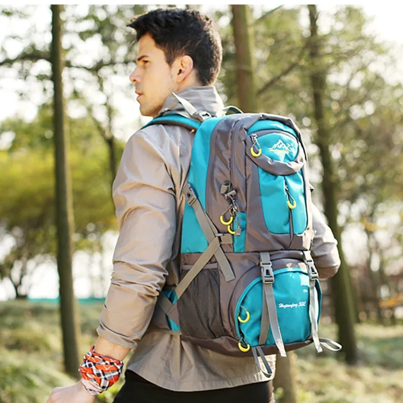 60L Internal Frame Outdoor Waterproof Backpack