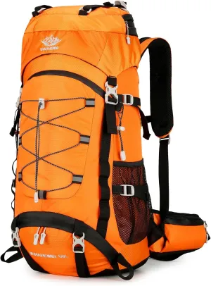 60L Large acity Camping Backpack Waterproof Backpacking Mountaineering Backpack for Hiking Travel