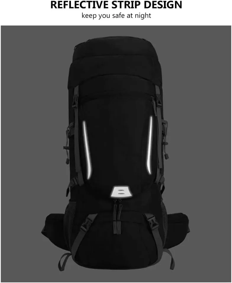 60L Large Hiking Mountaineering Backpack Climbing Hiking Backpack Camping Backpack Sport Outdoor Bag