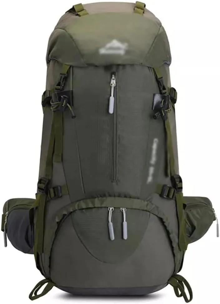 60L Mountaineering Bag Travel Backpack Outdoor Camping Rucksack Men's Backpack(A)
