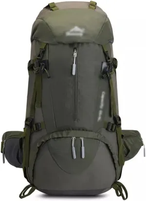 60L Mountaineering Bag Travel Backpack Outdoor Camping Rucksack Men's Backpack(A)