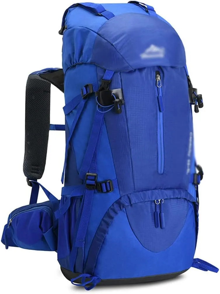 60L Mountaineering Bag Travel Backpack Outdoor Camping Rucksack Men's Backpack(A)