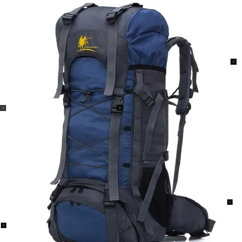 60L Waterproof Climbing Travel Backpack for Hiking and Adventure