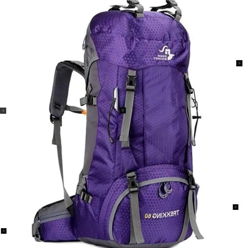 60L Waterproof Climbing Travel Backpack for Hiking and Adventure