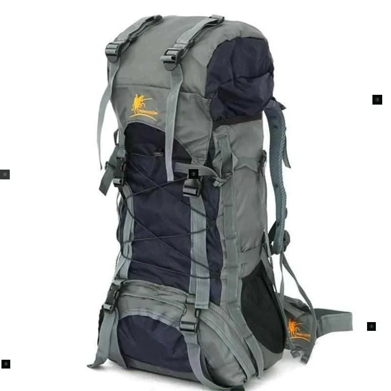 60L Waterproof Climbing Travel Backpack for Hiking and Adventure