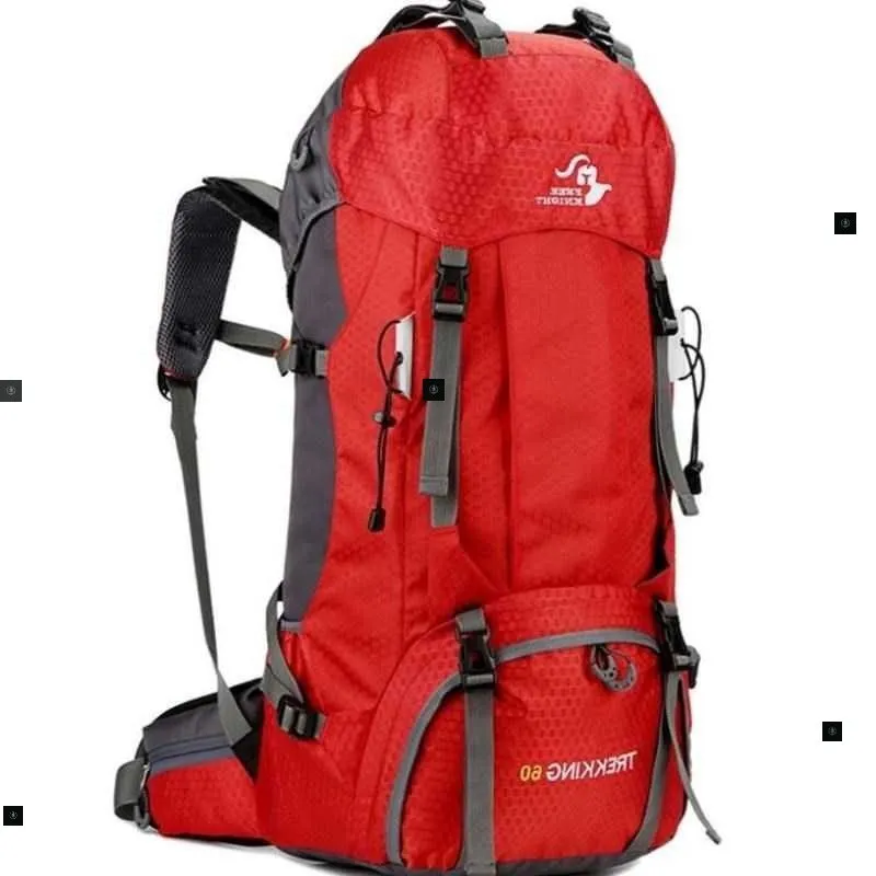 60L Waterproof Climbing Travel Backpack for Hiking and Adventure