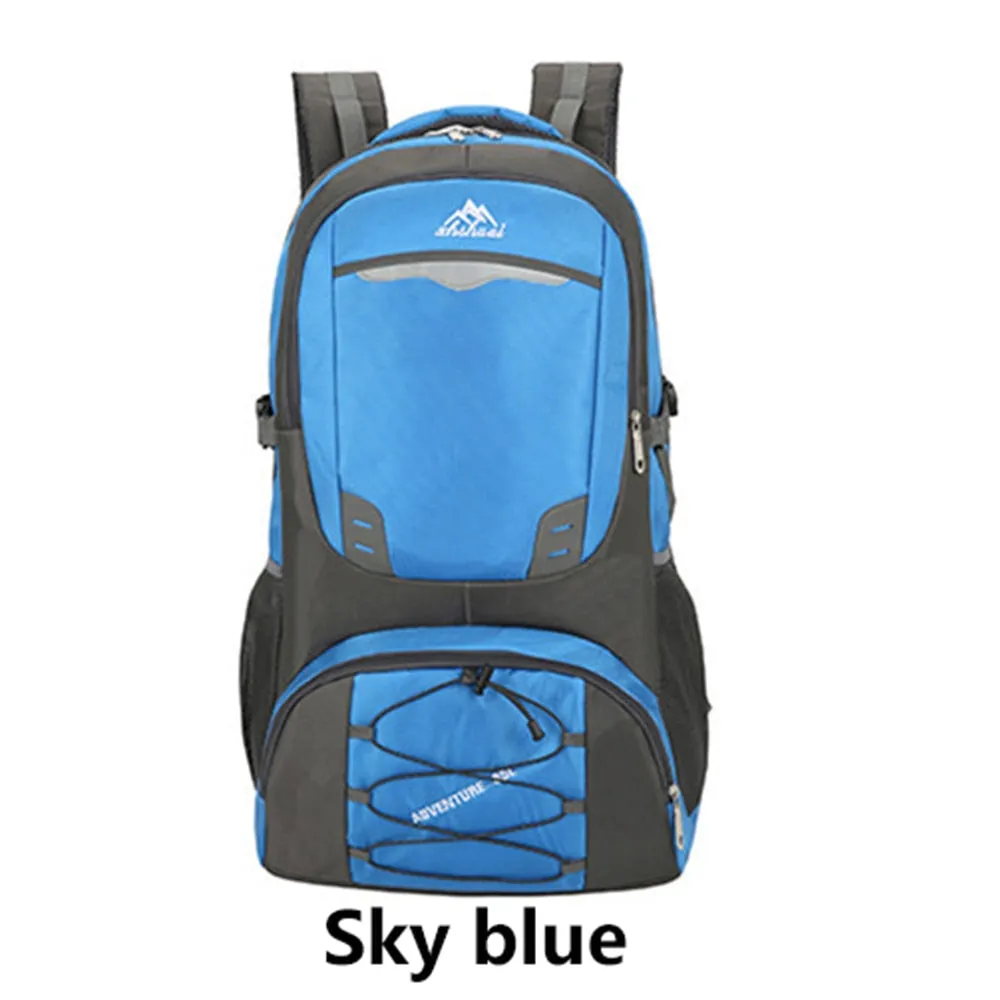 60L Waterproof Polyester  Travel Backpack