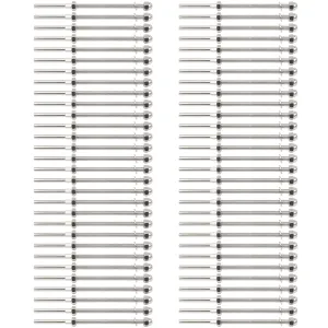 60Pcs 1/8 Cable Railing Hardware System Kit, Swage Threaded Stud Tensioner Length 6" for 4x4 2x2 Wood Metal Post for Stair Deck Railing, End Fitting Terminal T316 Stainless Steel