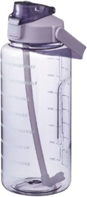 64 Ozwater Bottle with Handle and Time Markers for All Day Hydration,Leakproof BPA Free Plastic Water Bottles with Straw,Large Water Jug,Big Water Bottle for Outdoor Workout Gym Sports Fitness