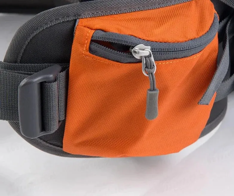 70L Rucksack With Aluminium Alloy Frame Waterproof Cover