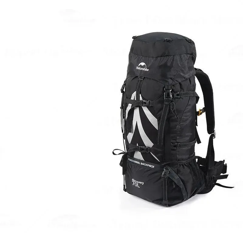 70L Rucksack With Aluminium Alloy Frame Waterproof Cover