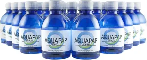 8 ounce 24 pack Vapor Distilled CPAP Water | 1-2 nights per bottle | For use with Resmed and Respironics Machines