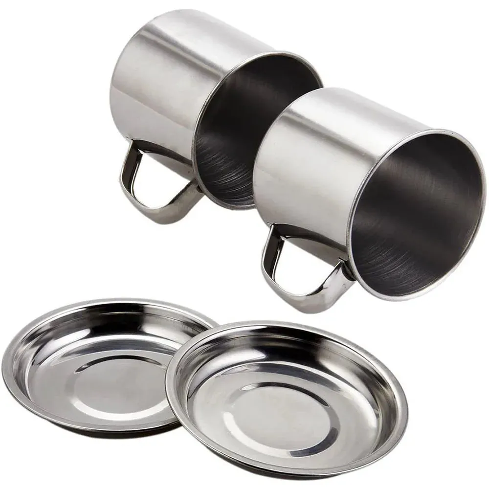 8 Pcs Camping Cookware Set - Portable Kitchen Picnic Tableware for Outdoor Cooking