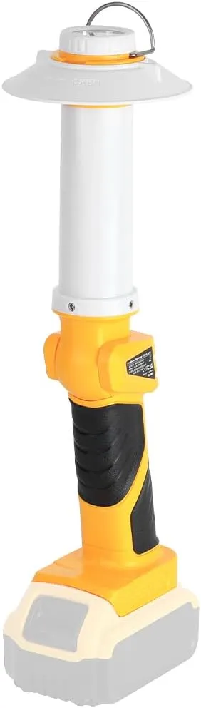 800LM Lantern Compatible with Dewalt 20V Max Batteries Outdoor Portable Camping Lantern with Hook USB Output Emergency Light Perfect for Camping Hiking and Outdoor Activities(NO Battery)