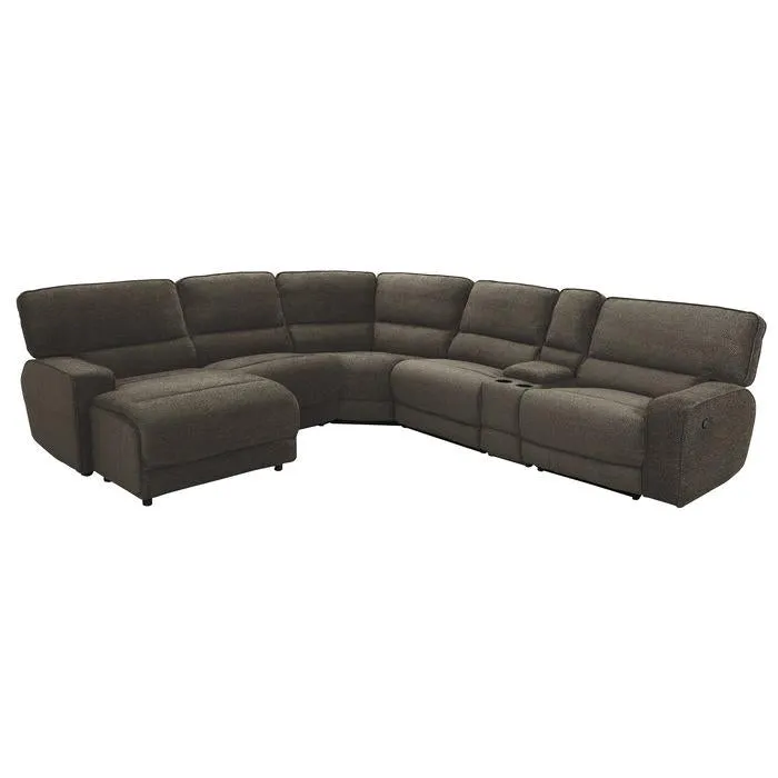82386LCRR - (6)6-Piece Modular Reclining Sectional with Left Chaise
