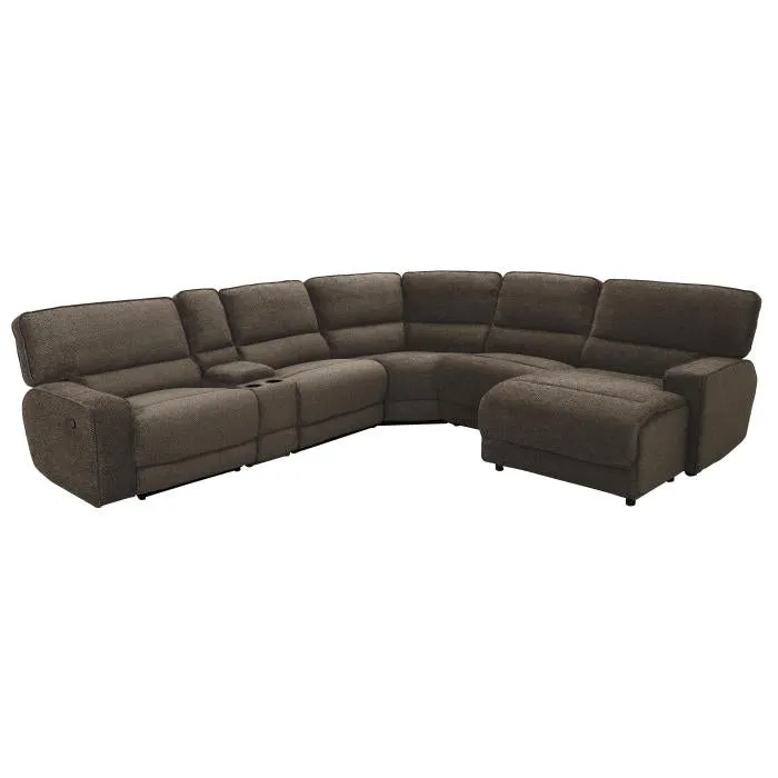 82386LRRC - (6)6-Piece Modular Reclining Sectional with Right Chaise