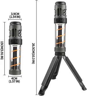 AEL Portable LED Rechargeable Camping Lantern, IPX4 Water Resistant Tent Light, LED Flashlight Survival Kits for Indoor Outdoor Home Emergency Light Power Outages Hiking Hurricane