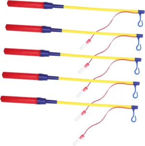 Alasum 10pcs Handheld Lantern Stick Lantern Poles Led Light Rods for Christmas Halloween Birthday Celebrations