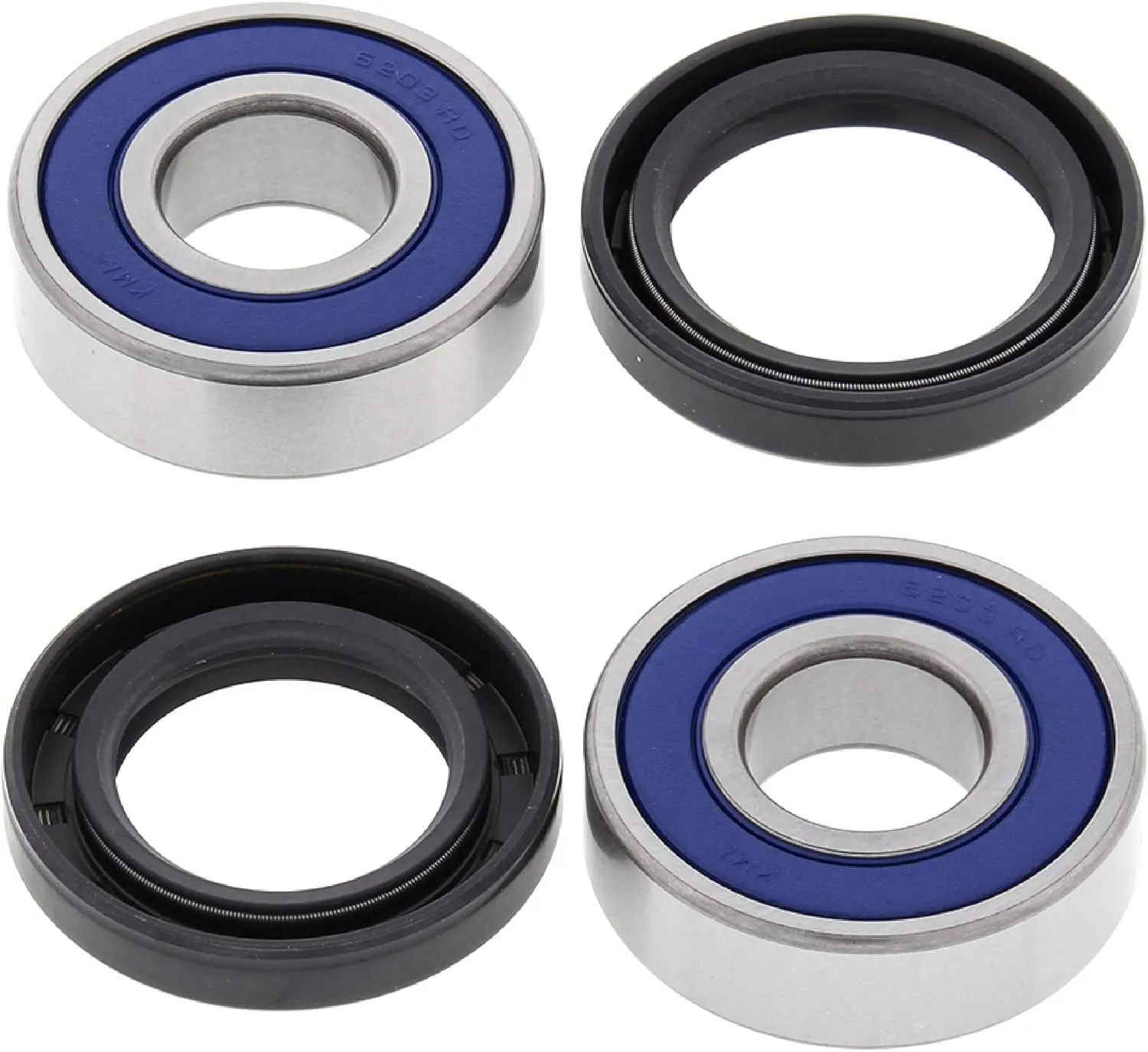 All Balls Front Wheel Bearing Kit 25-1221 for Kawasaki KZ 750 B (Twin) 1976 1977 1978 1979 76 77 78 79, KZ 900 A 1976 1977 76 77