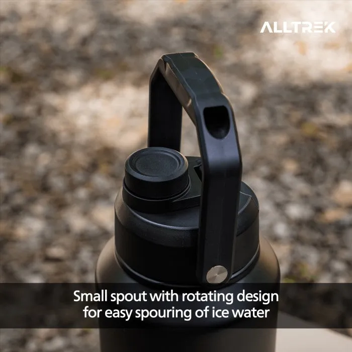 ALLTREK Water Jug 2L Ice Bucket Botol Stainless Steel - Black