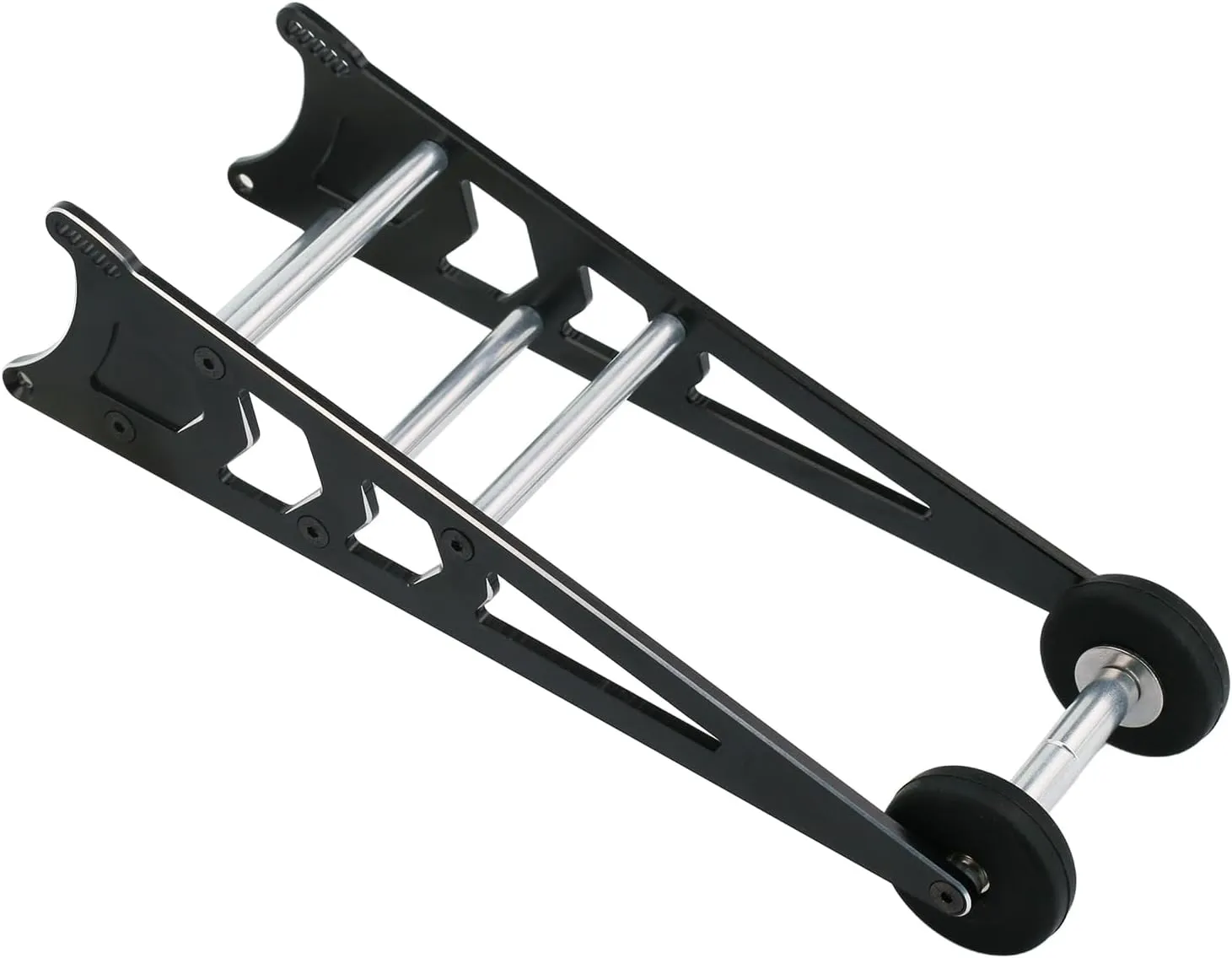 Aluminum Alloy Wheelie Bar Kit Tail Wheel Head Up Compatibility with 1/10 Slash 2WD Rustler Bandit