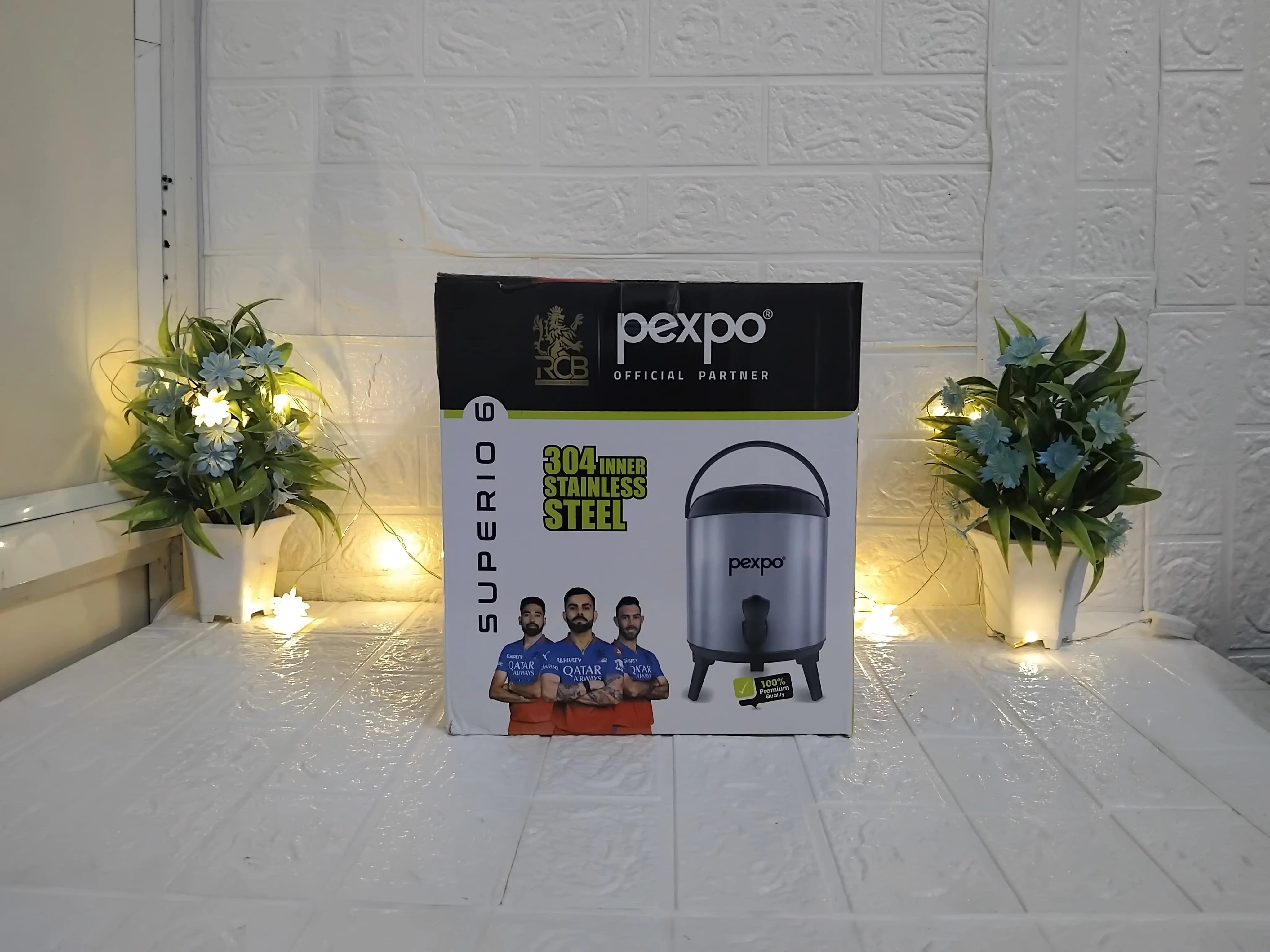 AM3343 Pexpo Superio Water Jug 6.0 (26.5X24.4cm) Warm & Cold Water Jug