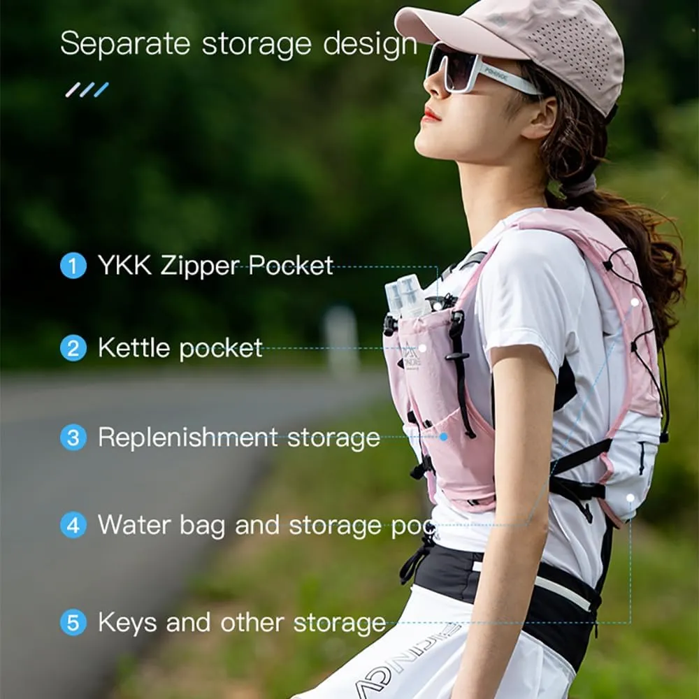 AONIJIE Running Backpack for Men and Women, Lightweight Hydration Pack 5L Multifunctional for Hiking Running Cycling