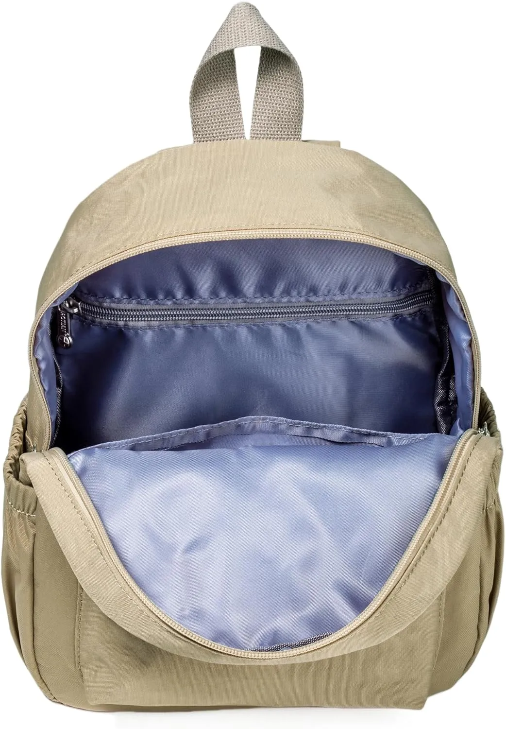 AOTIAN Mini Lightweight 11.8 Inch Backpack Durable Travel Hiking Women and Girls Small Daypack, 7 Liters Khaki