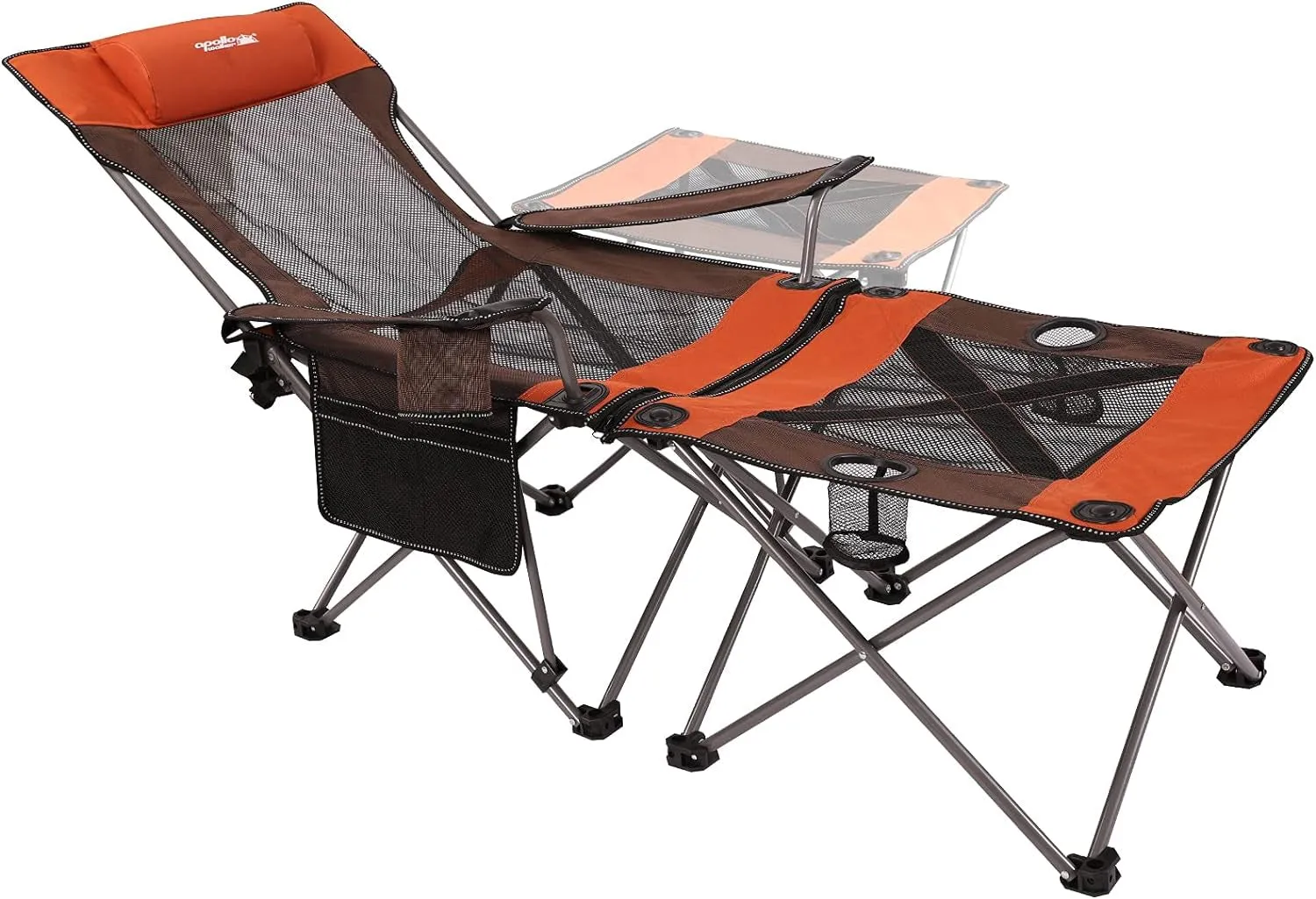 Apollo Walker Portable Reclining Camping Chairs for Adults with Carrying Bag