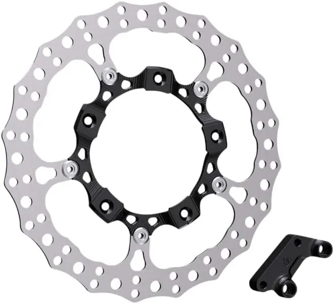 Arlen Ness 300-000 14in. Full Floating Rotor Kit - Black
