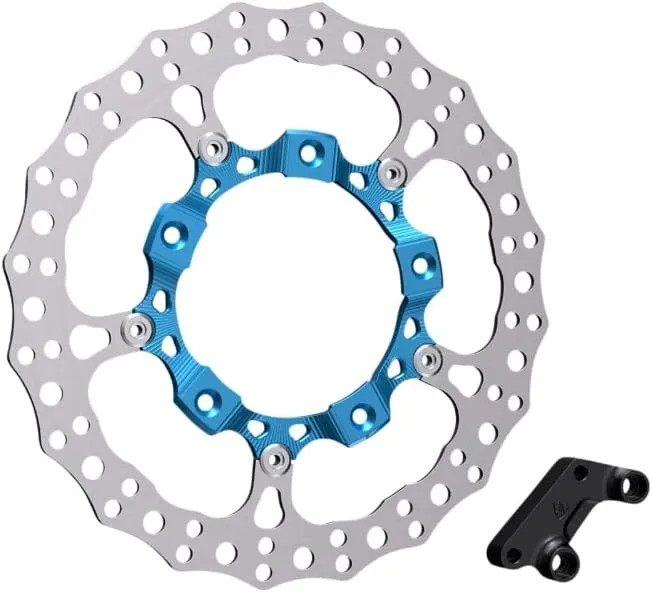Arlen Ness 300-001 14in. Full Floating Rotor Kit - Blue