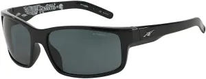 ARNETTE AN4202 Rectangle Sunglasses for Men   BUNDLE with Designer iWear Eyewear Care Kit