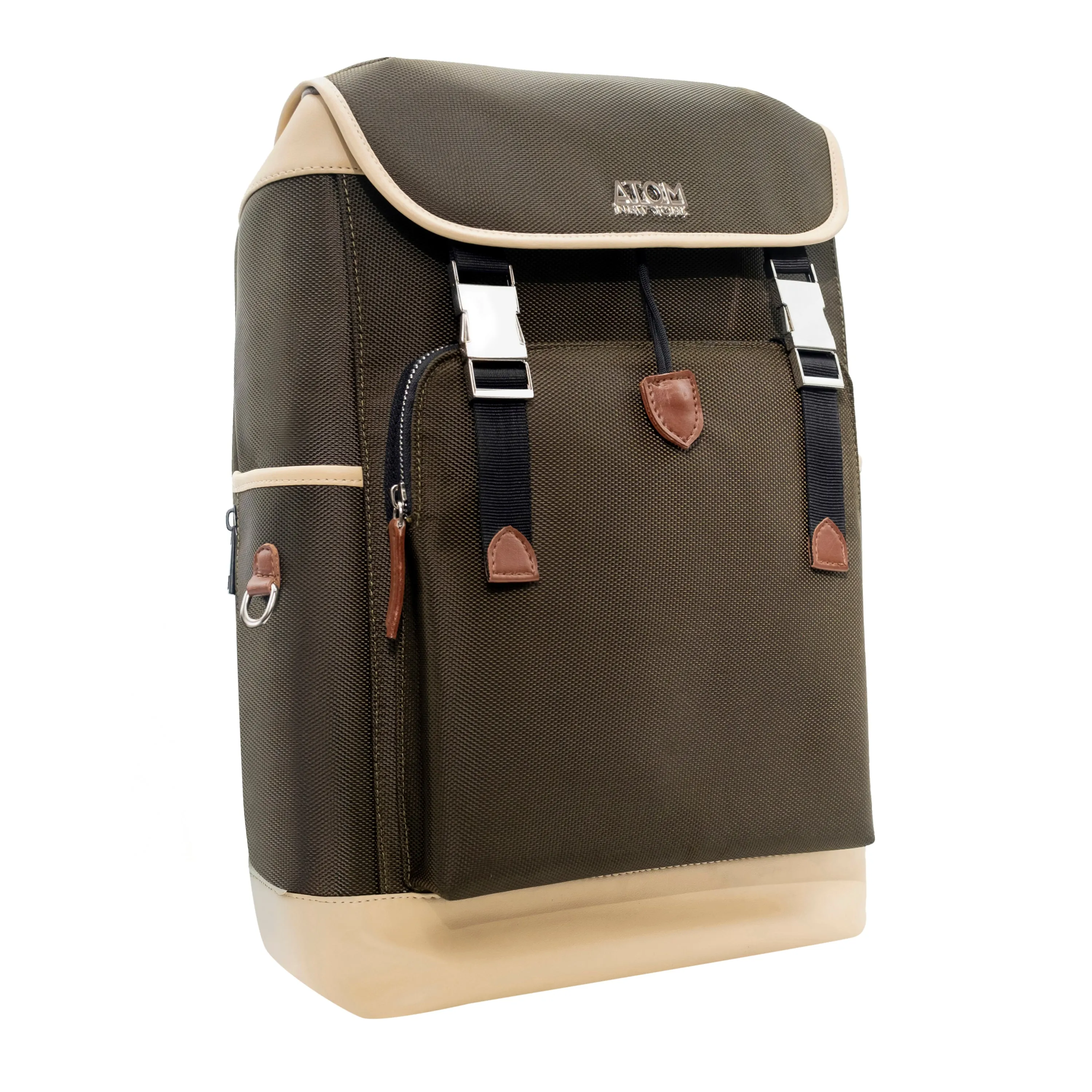ATOM NEW YORK ULTIMATE BACKPACK - Green and Beige