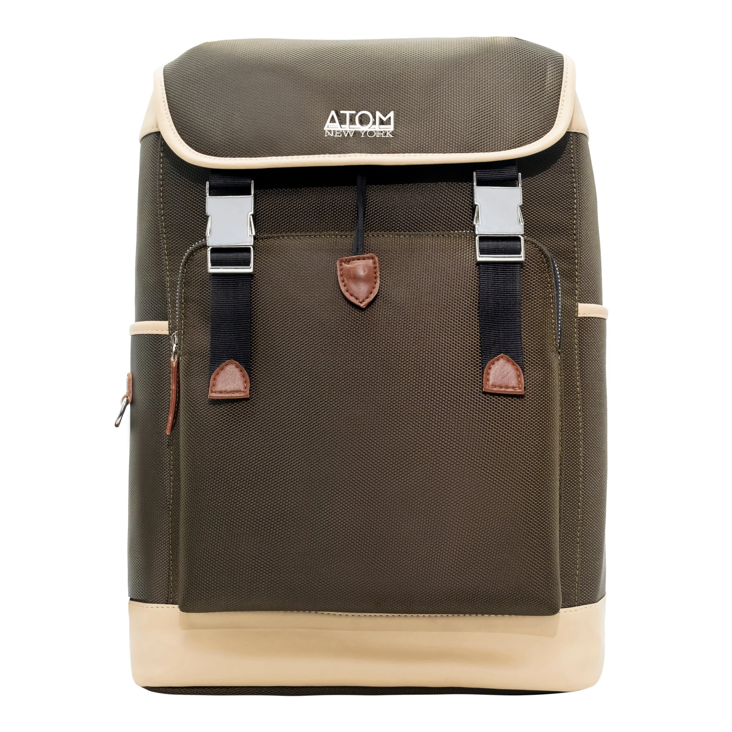 ATOM NEW YORK ULTIMATE BACKPACK - Green and Beige