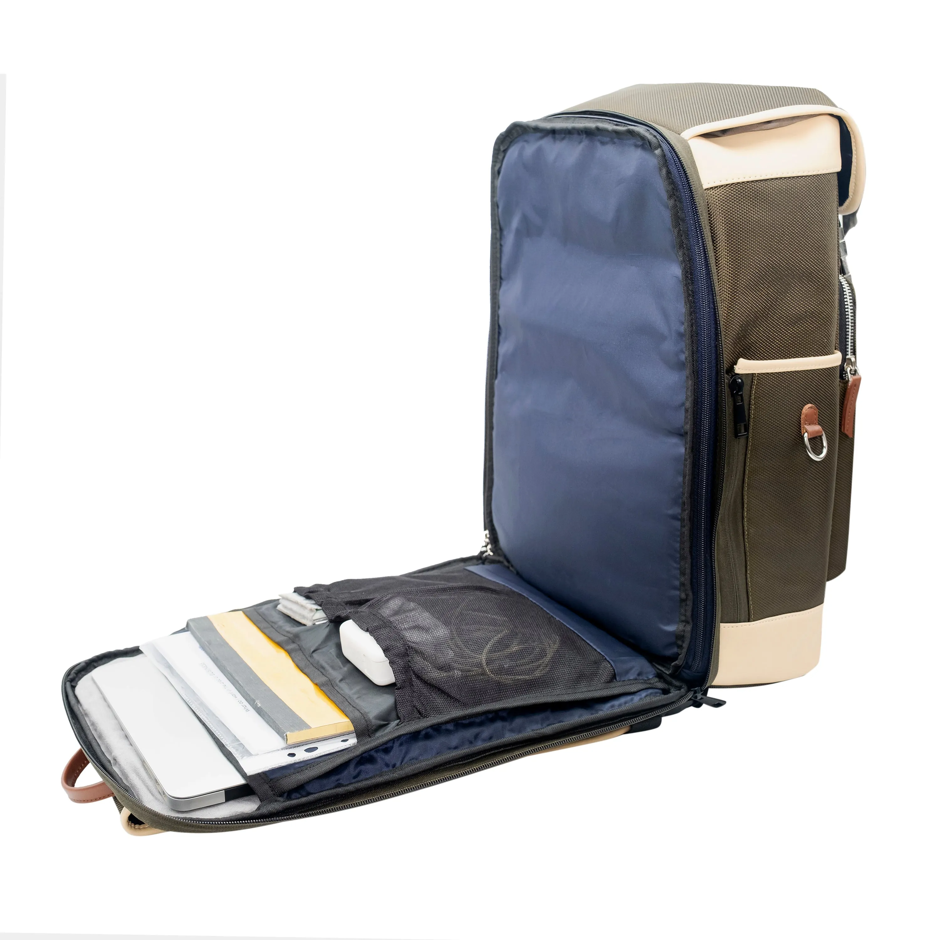 ATOM NEW YORK ULTIMATE BACKPACK - Green and Beige