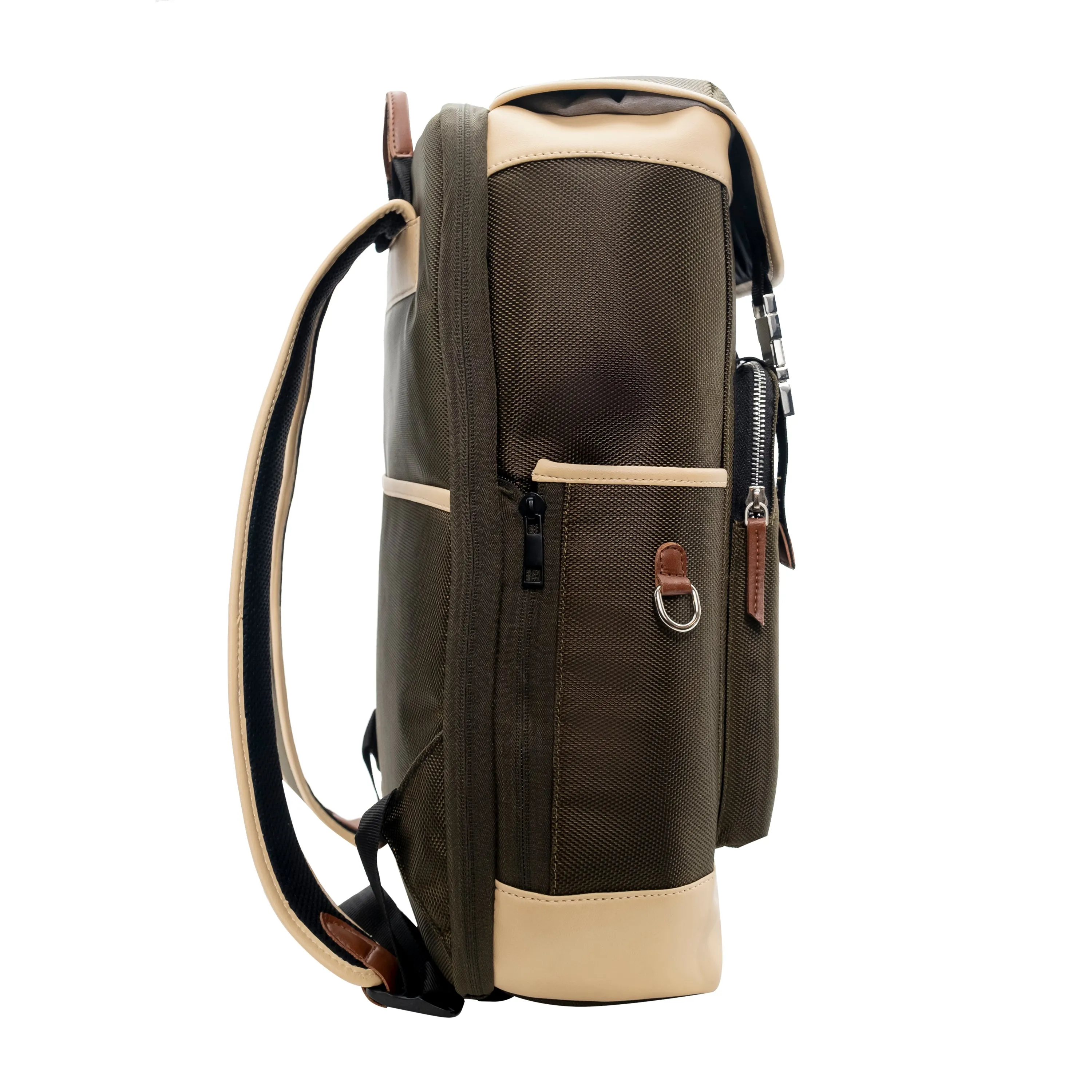 ATOM NEW YORK ULTIMATE BACKPACK - Green and Beige