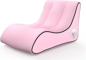 Automatic Inflatable Lounger Air Sofa Chair | Hammock-Portable | 10 Second Rapid Inflation | Waterproof | Anti-Air Leaking | Emergency Charging