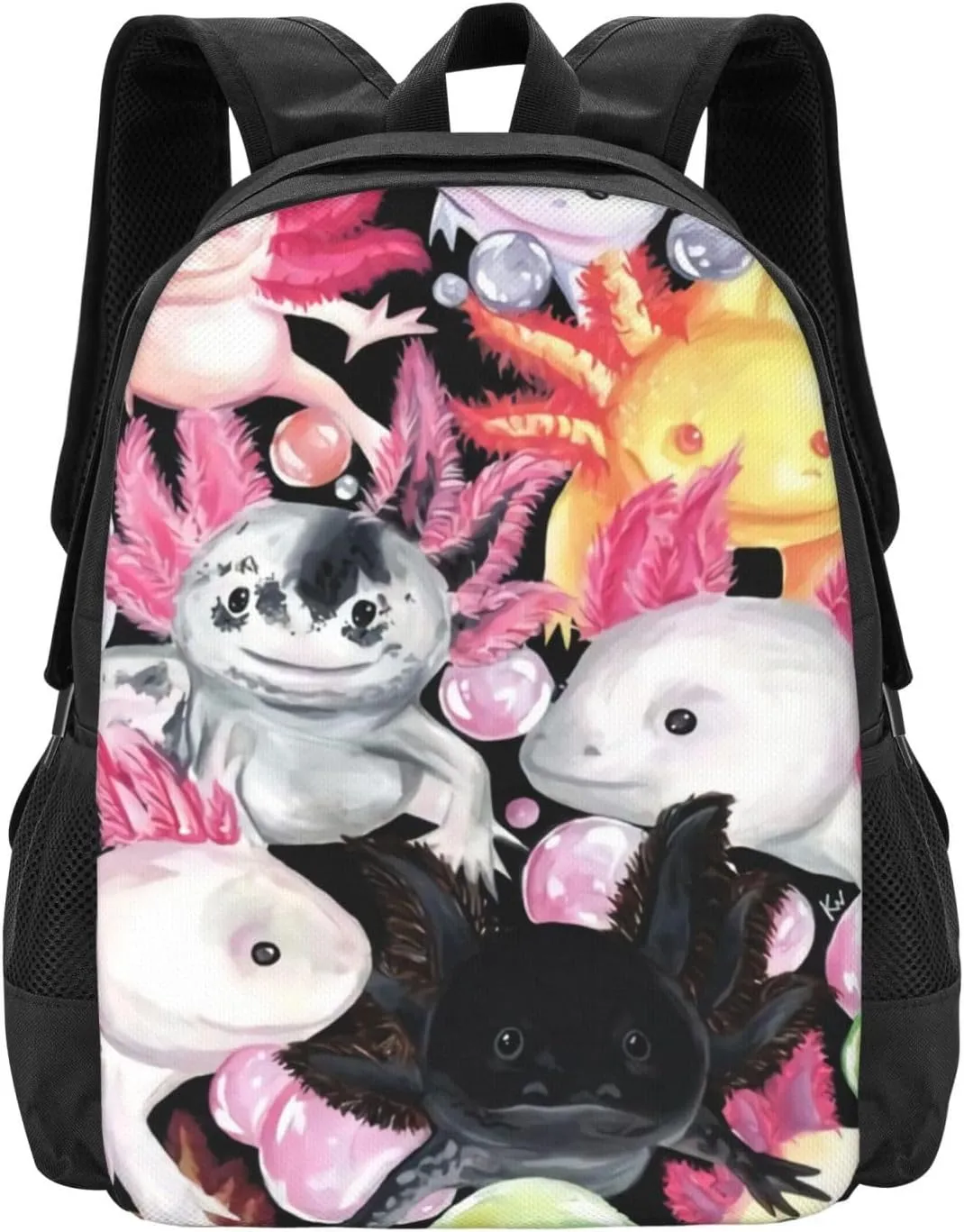 Axolotl (32) Lightweight Packable Backpack Travel Casual Hiking Daypack Foldable Backpack For Men Women