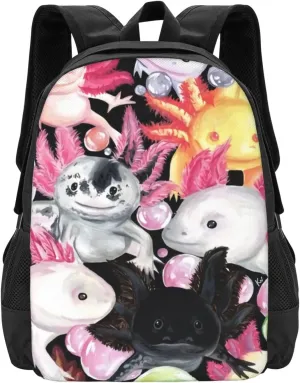 Axolotl (32) Lightweight Packable Backpack Travel Casual Hiking Daypack Foldable Backpack For Men Women