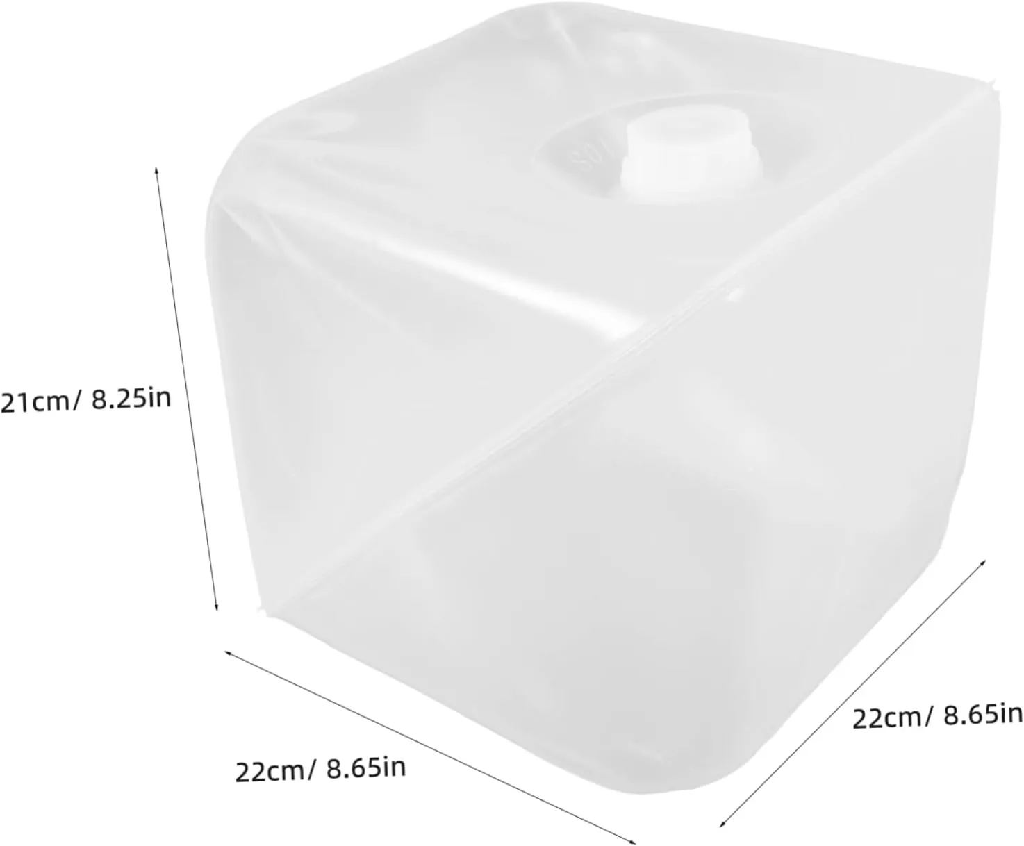 balacoo Folding Water Storage Tank Collapsible Camping Water Jug Faucet Outdoor