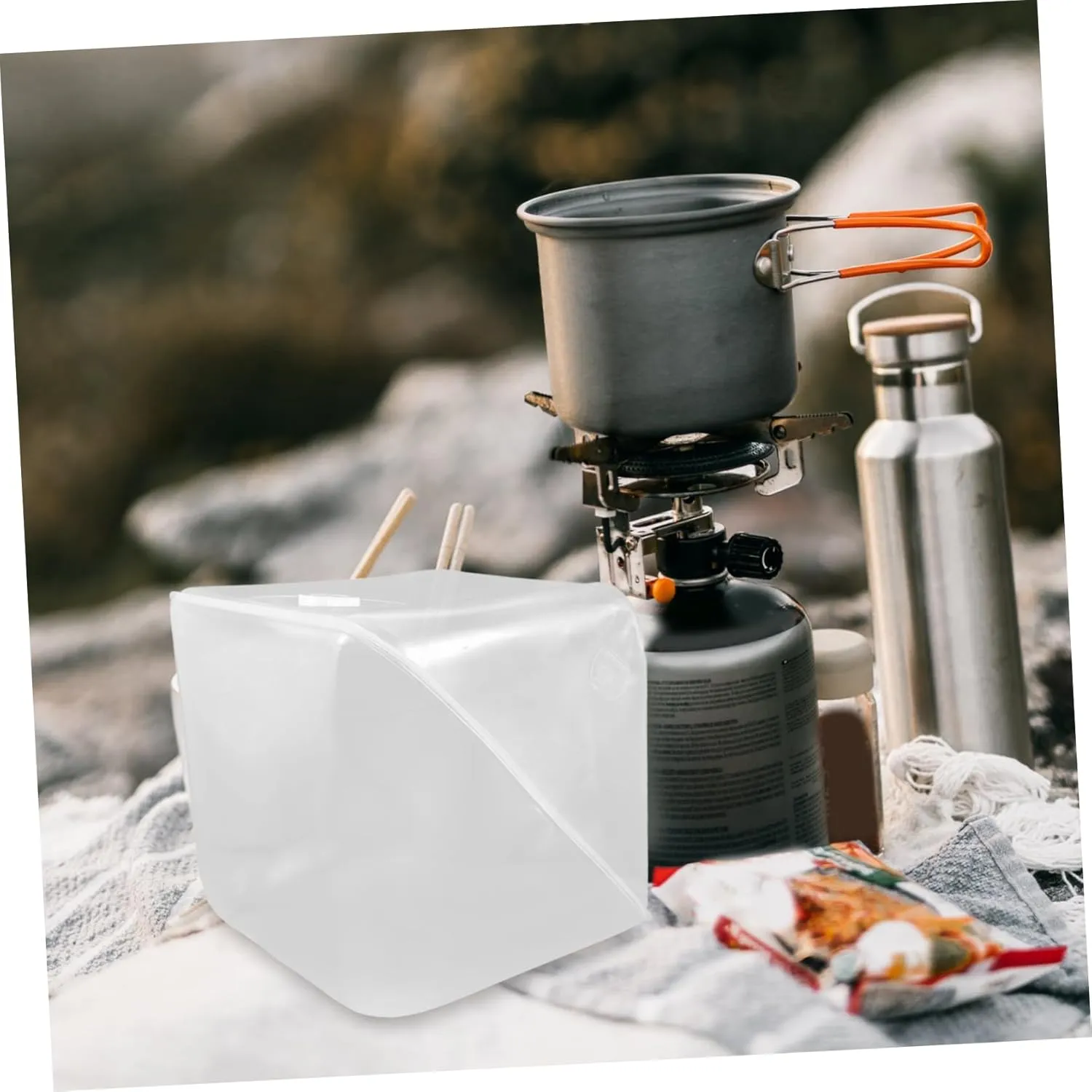 balacoo Folding Water Storage Tank Collapsible Camping Water Jug Faucet Outdoor