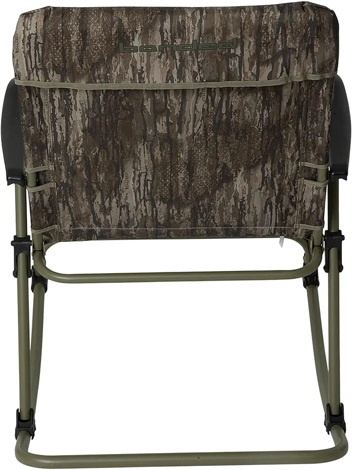 Banded Rocking Chair – Folding Hunting & Camping Chair with Heavy-Duty Steel Frame