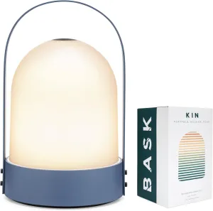 Bask KIN Portable Cordless Lantern Table Lamp | USB Rechargeable | Powerful Long-Lasting 4000mAh Battery | Kids Bedroom | Indoor/Outdoor Light | Easy 3-Step Touch Dimmable | UltraBright LED
