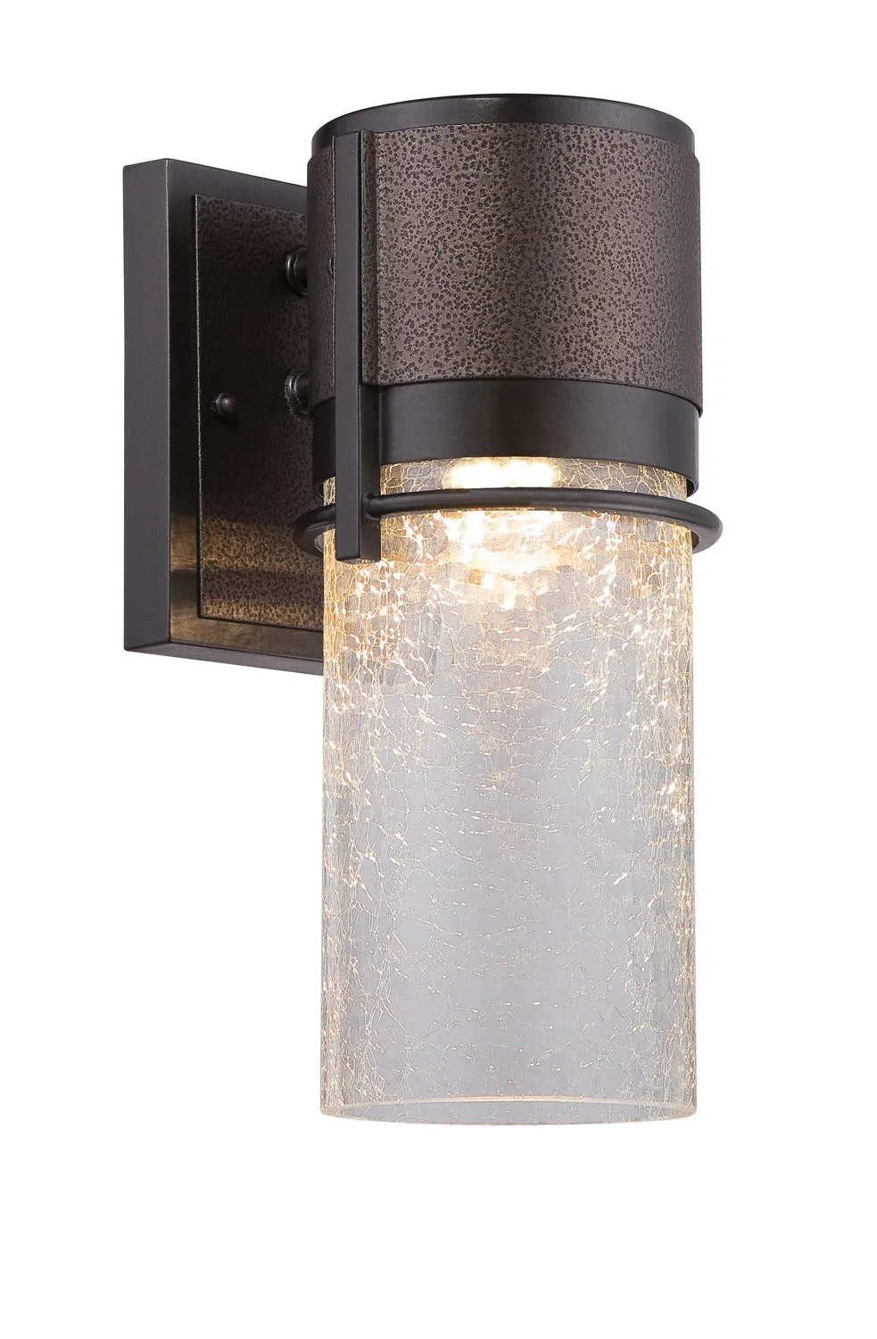 Baylor LED Wall Lantern in Burnished & Flemish Bronze