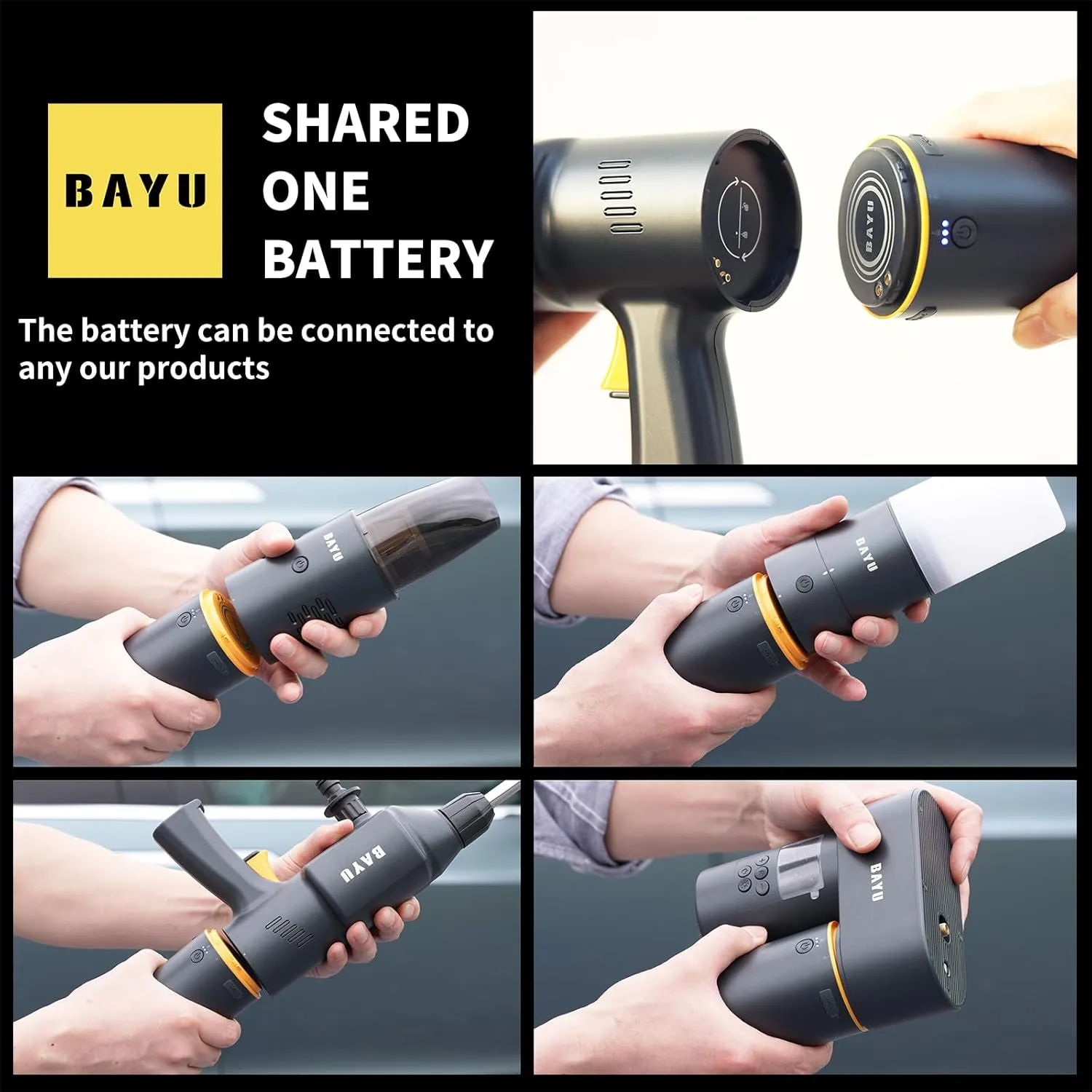BAYU 4 in 1 Outdoor Camping Essentials, Rechargeable Camping Lantern, 1600 Lumens LED Flashlight Spotlight Lantern, Outdoor Camping Fan, Mosquito Killer, 15000mAh Power Bank (C-Pro)