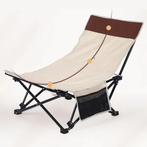 Beach Chair, Portable Folding Lightweight Reclining Back Chair, Camping Chair for Camping, Patio, and Outdoor Relaxation